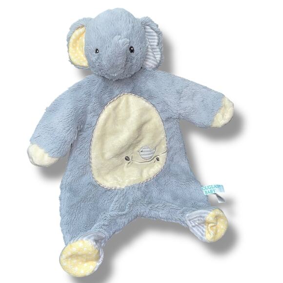 Douglas Baby Plush Joey Elephant Sshlumpie Security Blanket Lovey Gray 19" - Picture 2 of 9